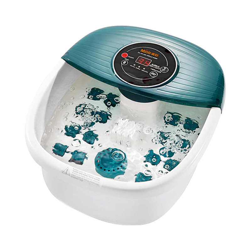 MM-19A Foot Spa Bath Massager na may Heat Bubbles at Vibration Massage