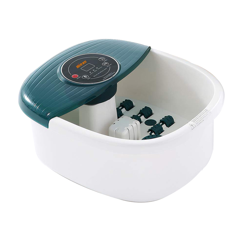 MM-19A Foot Spa Bath Massager na may Heat Bubbles at Vibration Massage