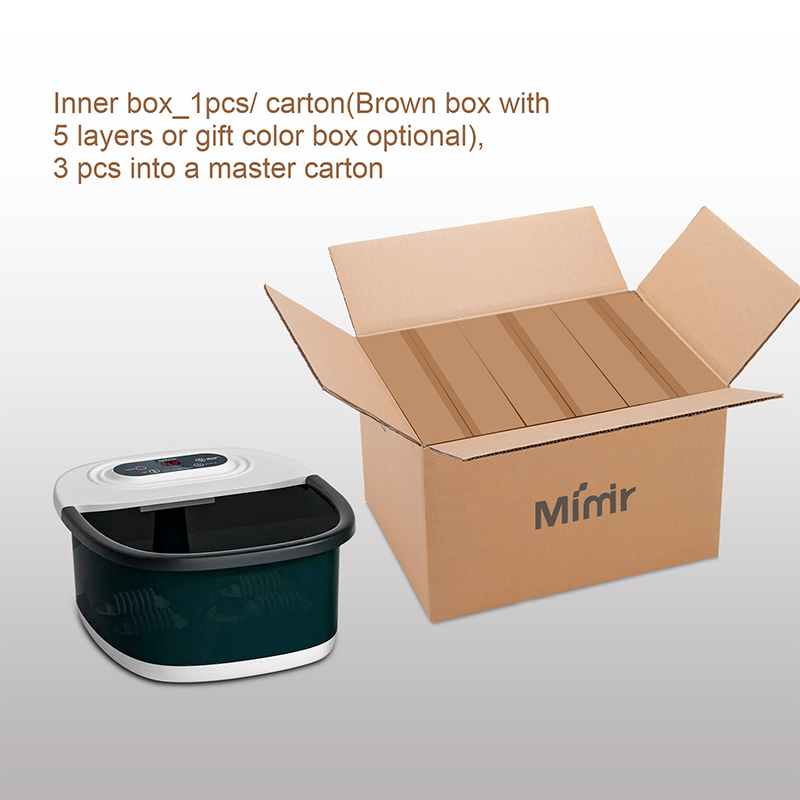 MM-20M-8 Manual Foot Spa Bath Massager na may Vibration