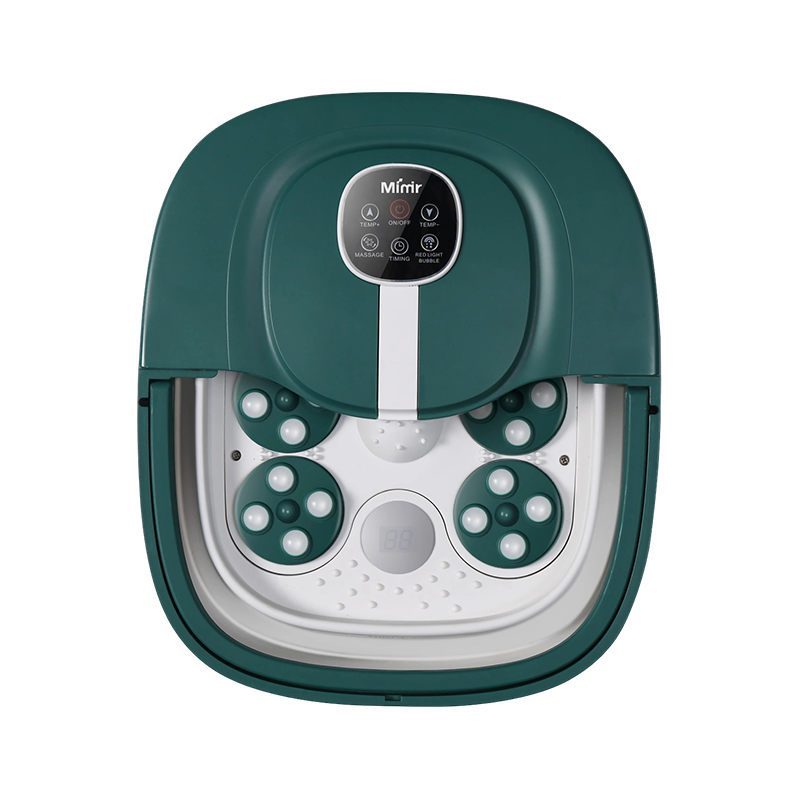 MZD-03D Collapsible Foot Spa Machine na May Mga Awtomatikong Massage Roller