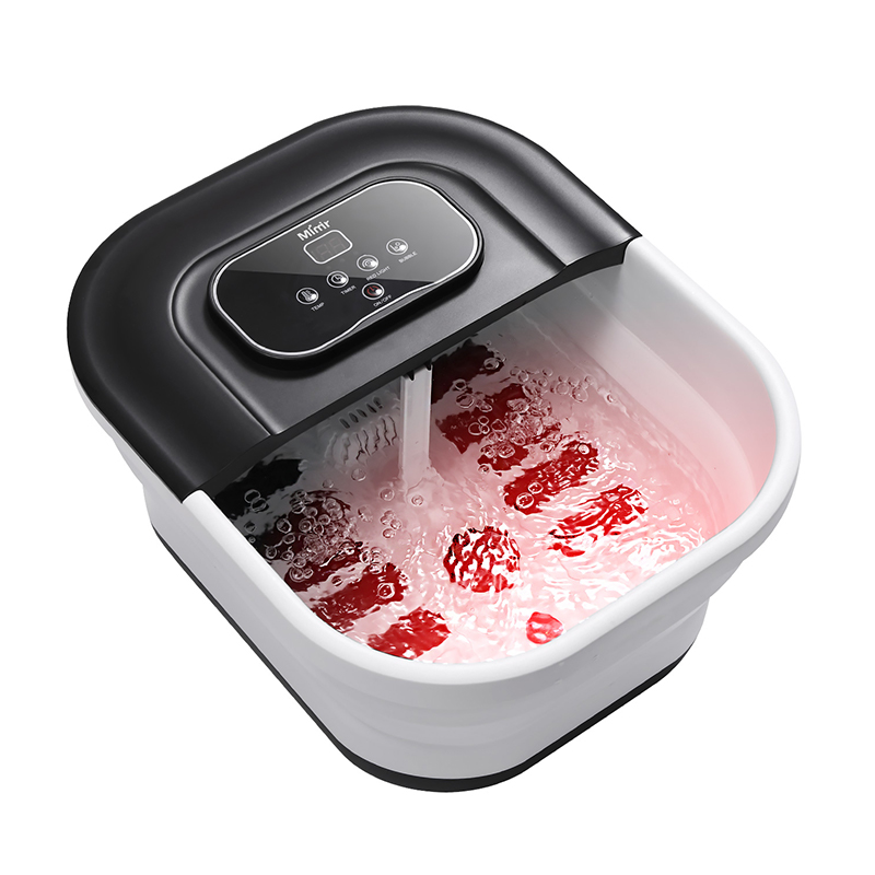 MZD-22B-2 500W Collapsible Foot Spa Machine na may 8pcs Massage Roller Para sa Foot Relax Massage