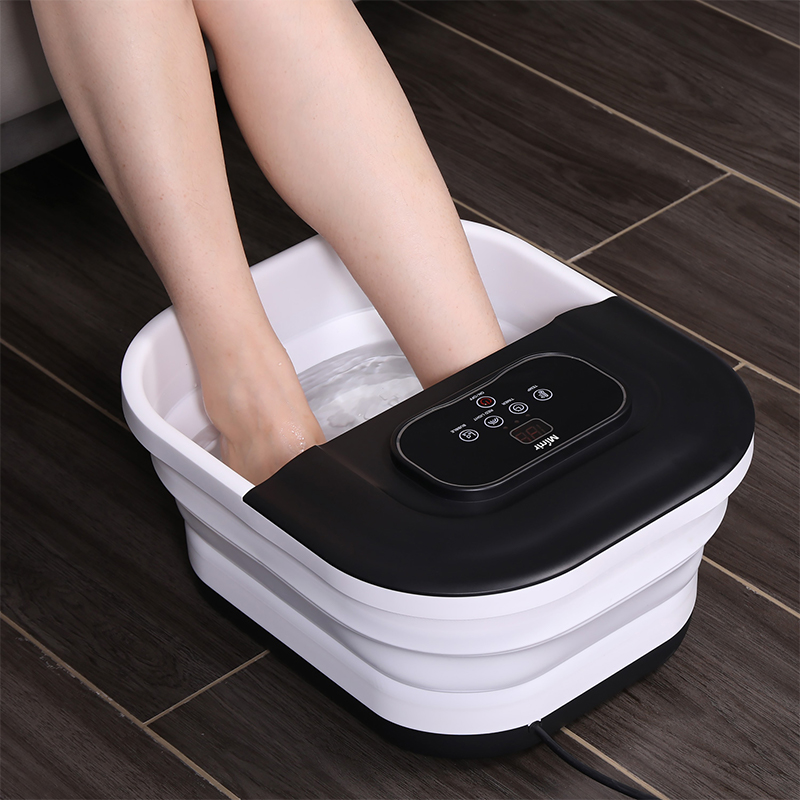 MZD-22B-2 500W Collapsible Foot Spa Machine na may 8pcs Massage Roller Para sa Foot Relax Massage