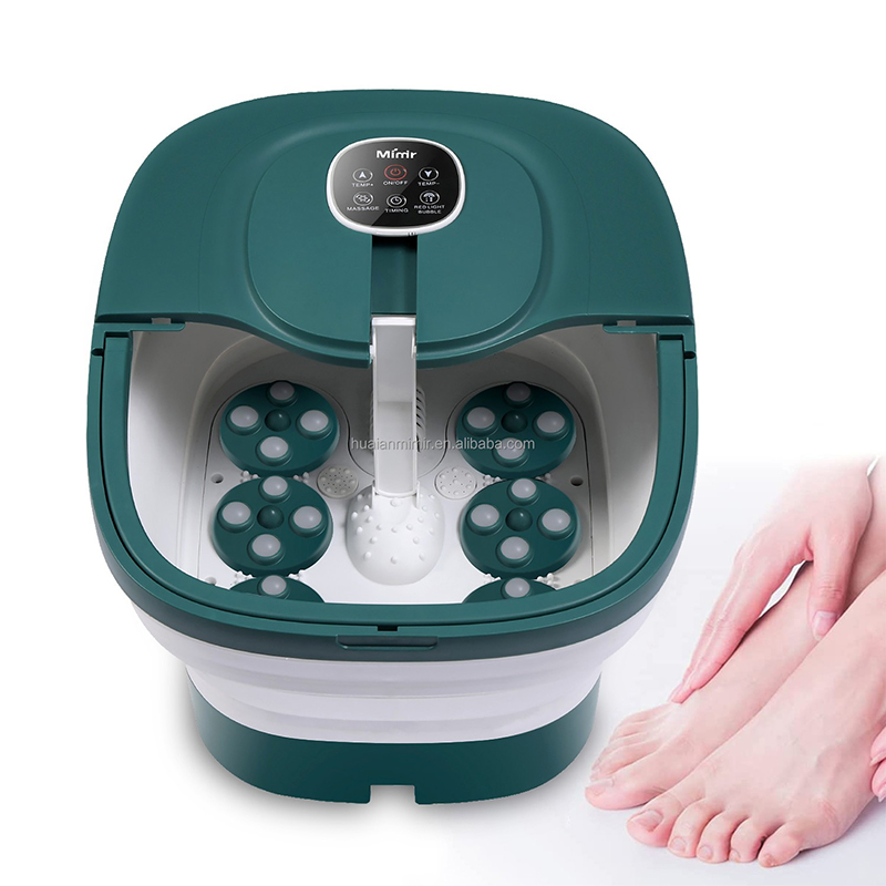 MZD-03D Collapsible Foot Spa Machine na May Mga Awtomatikong Massage Roller