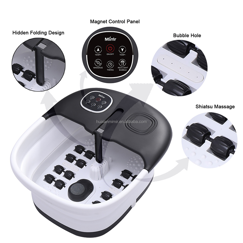 MZD-02D Collapsible Foot Spa Machine Para sa Foot Relax Massage