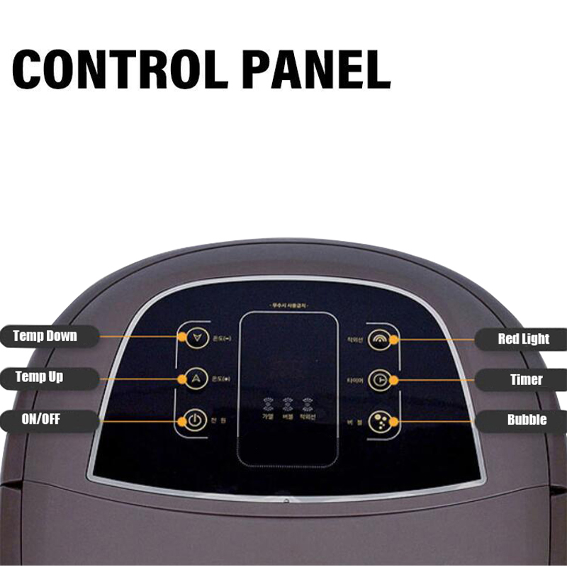 JD-618 Automatic Foot Spa Bath Massager Machine na may Rotary Massage Roller